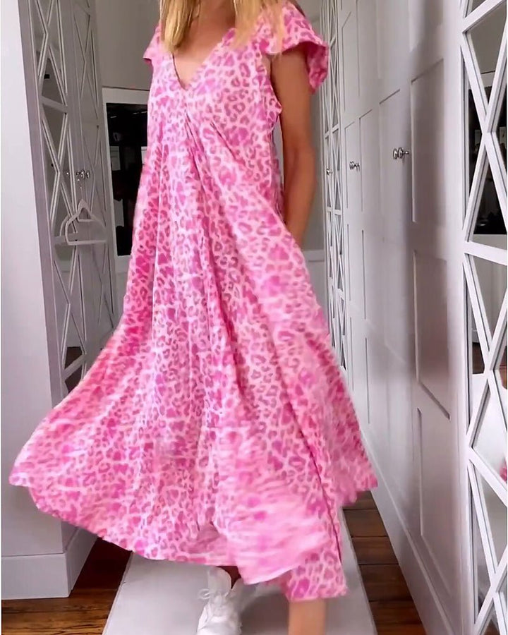 Glaiza| Vestido Maxi com Decote em V