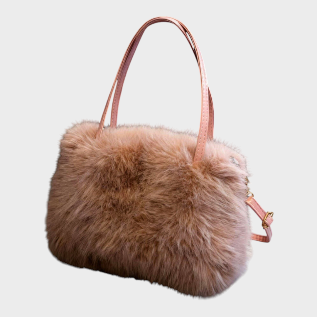 Cecelia | Sac à main Aurore de Sibérie en fourrure