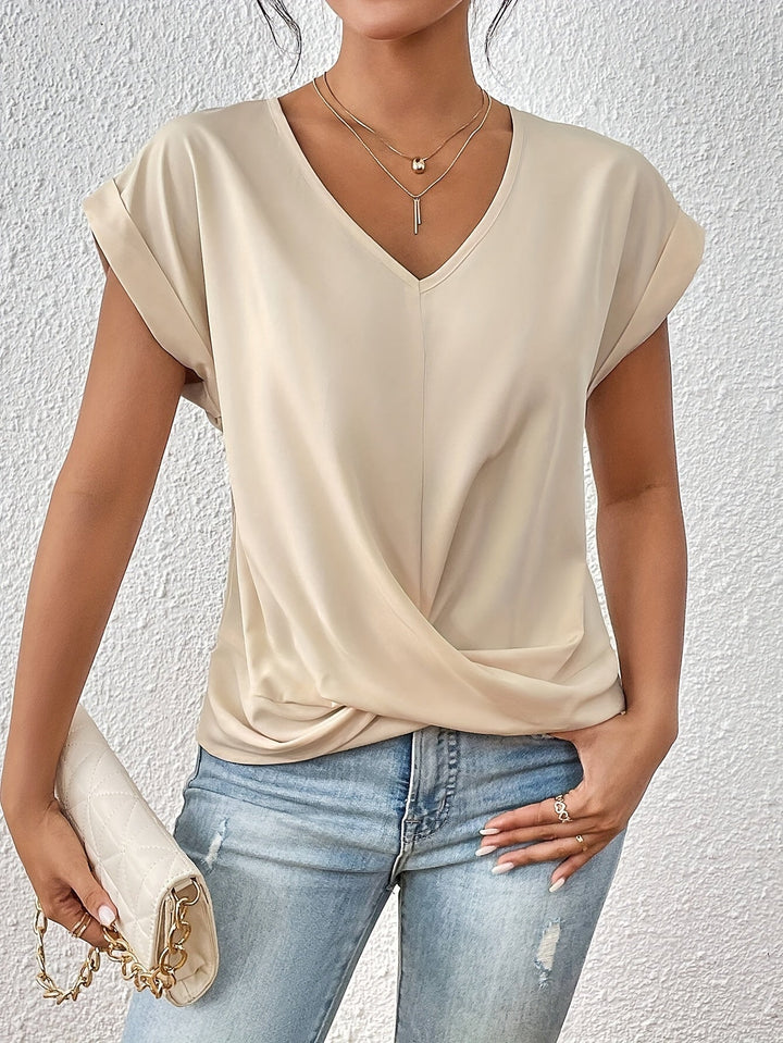 Cleo | Camiseta casual con escote corazón