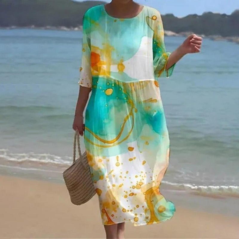 Blake | Sunset Flower Dress