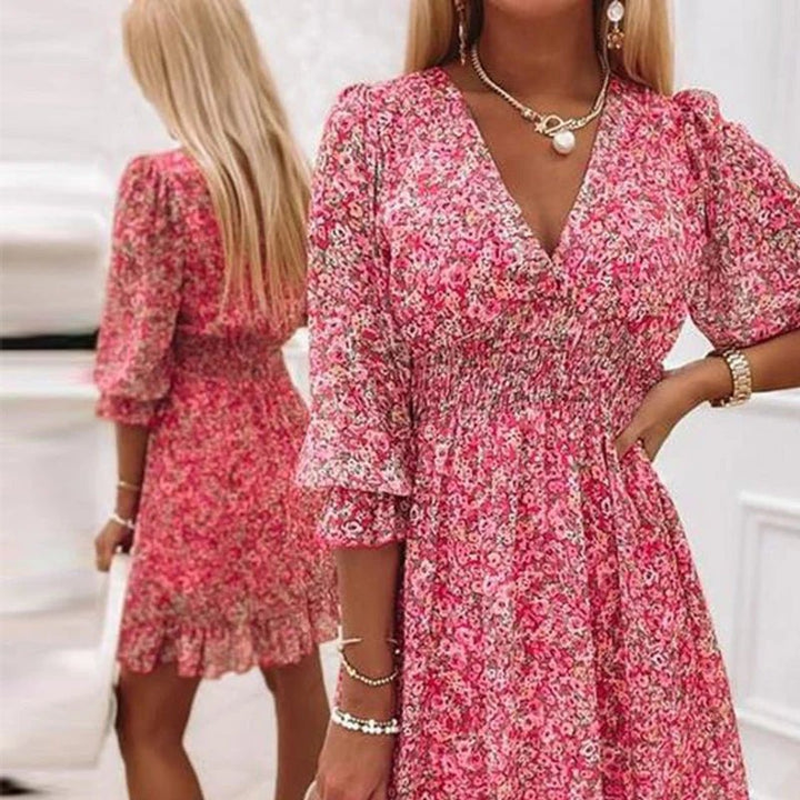 Sammy - Elegant Floral Dress