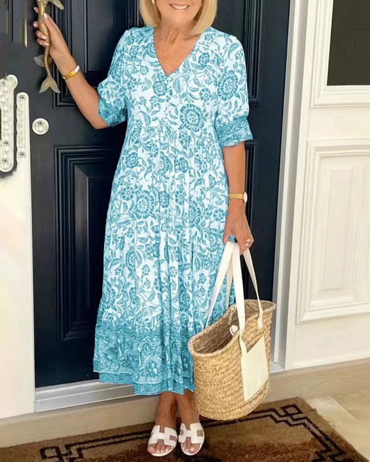 Brandi | Graceful V-Neck Floral