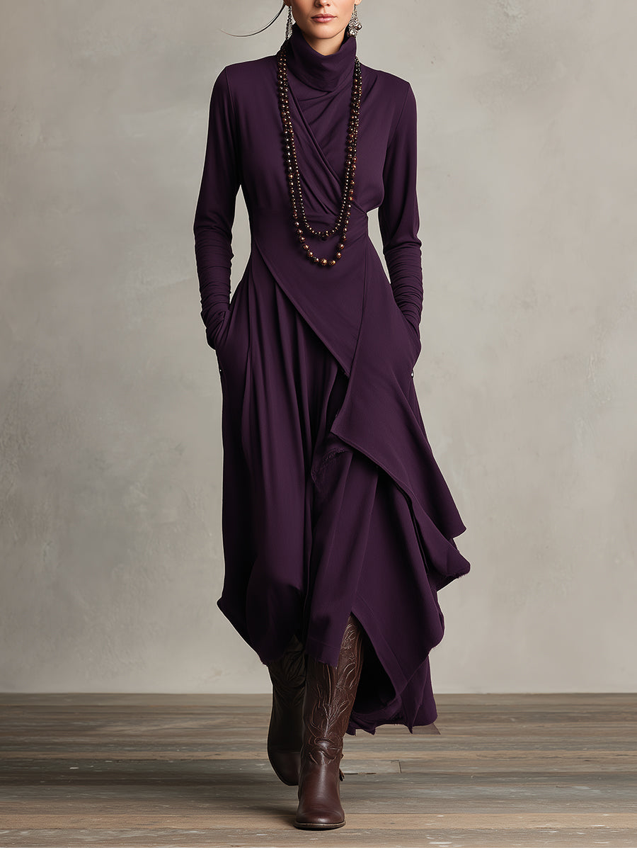 Lunori™ | Vestido Maxi de Punto Natalia
