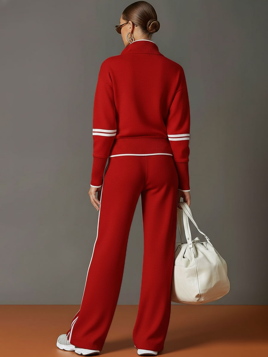 Marietta | Blusa y pantalones de pierna ancha