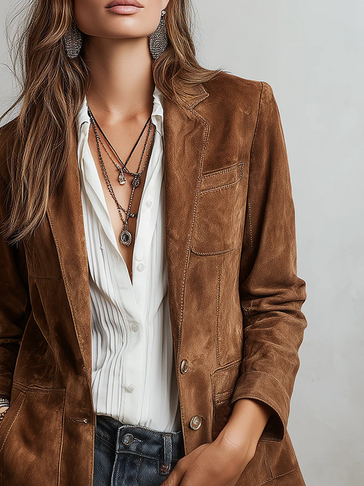 Verona | Vintage Wildlederjacke