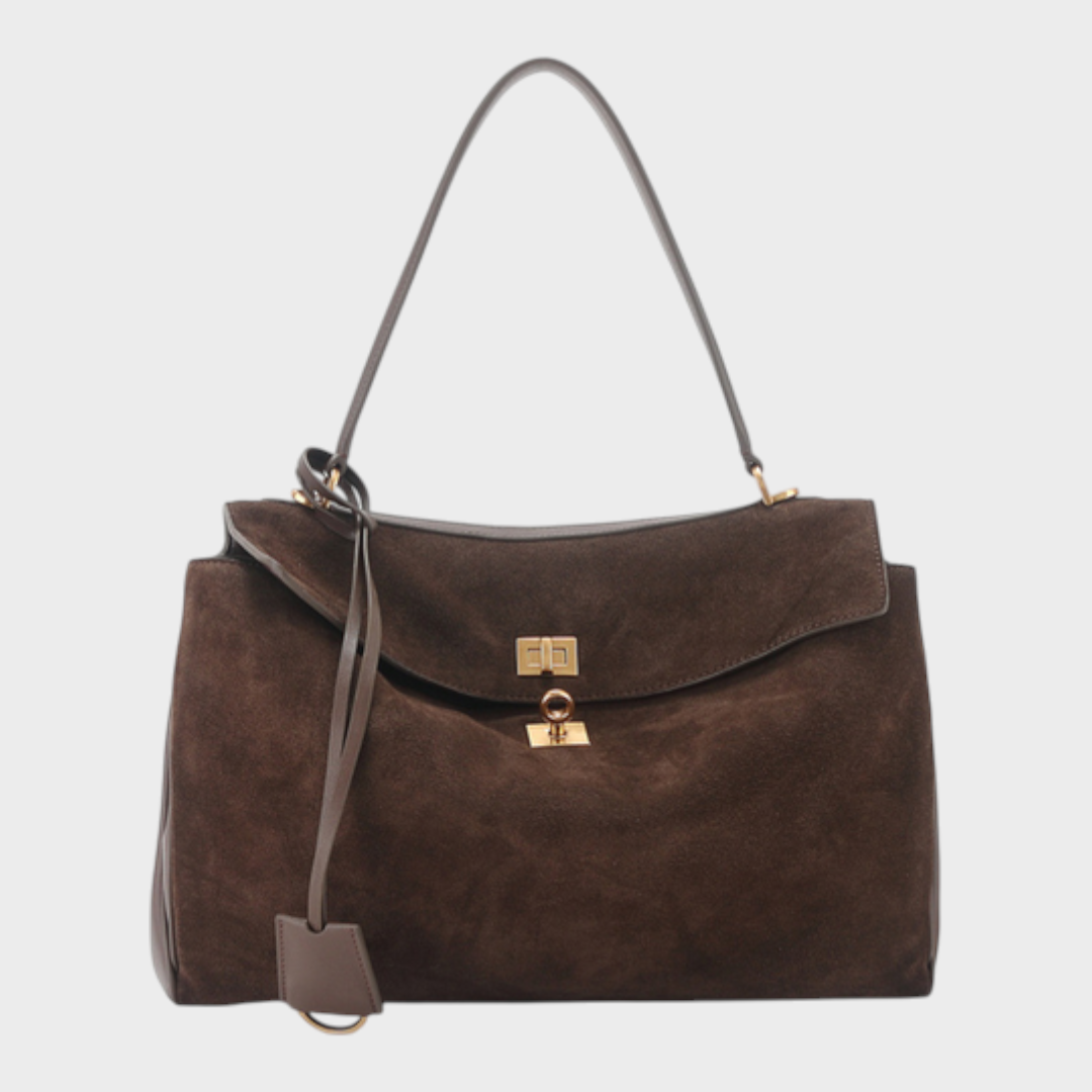 Libby | Sac à main en cuir doux minimaliste et luxueux