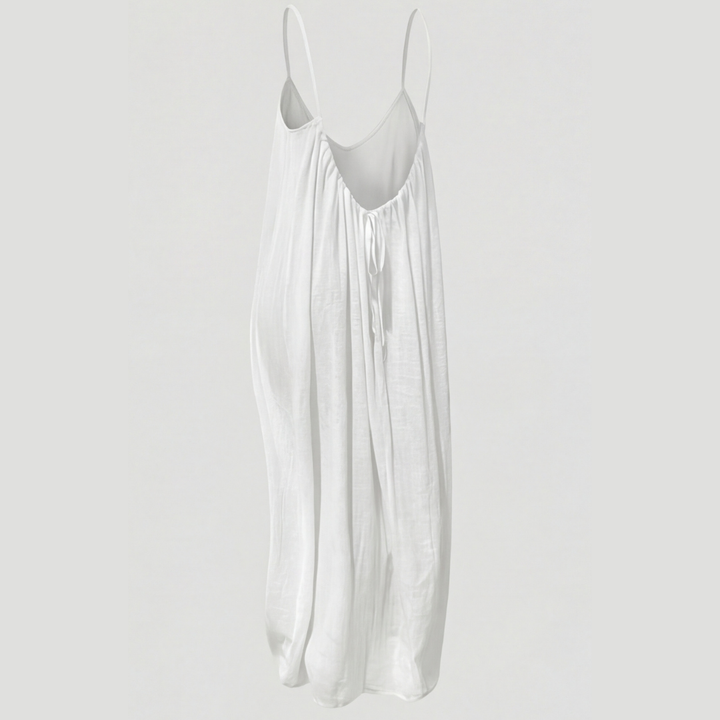 Vestido maxi de verano Soleia™ con espalda abierta y fluido