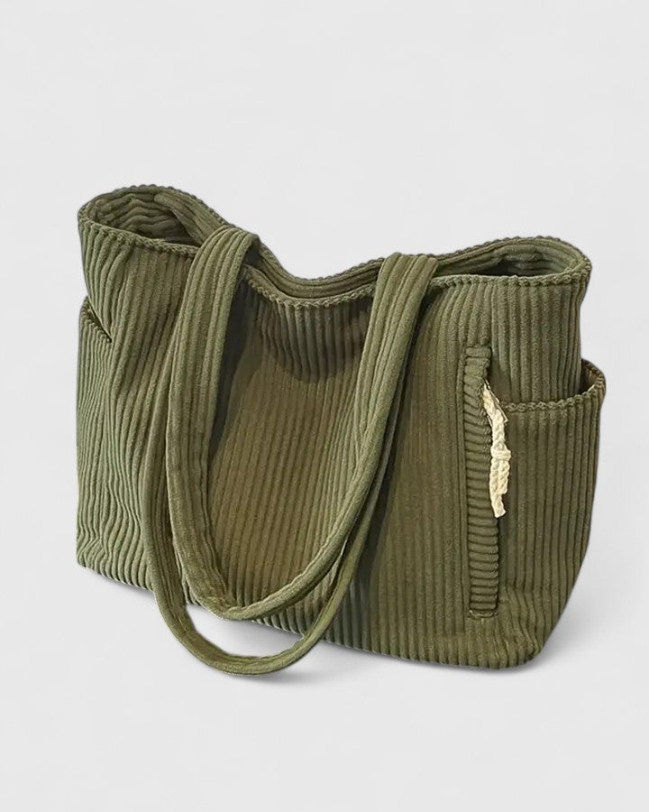 Liorane | Sac cabas luxueux côtelé avec détail en corde