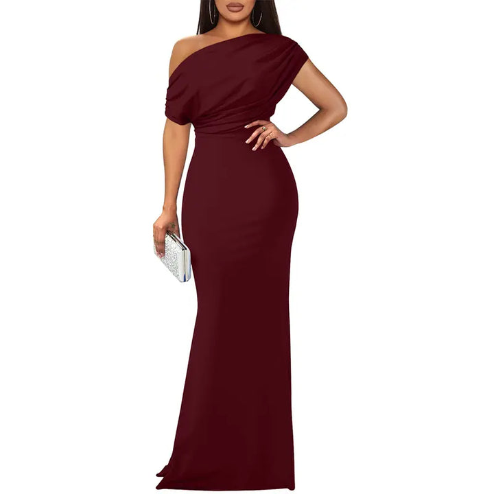 ROSELYN – Elegantní večerní šaty s odhalenými rameny a přiléhavým střihem