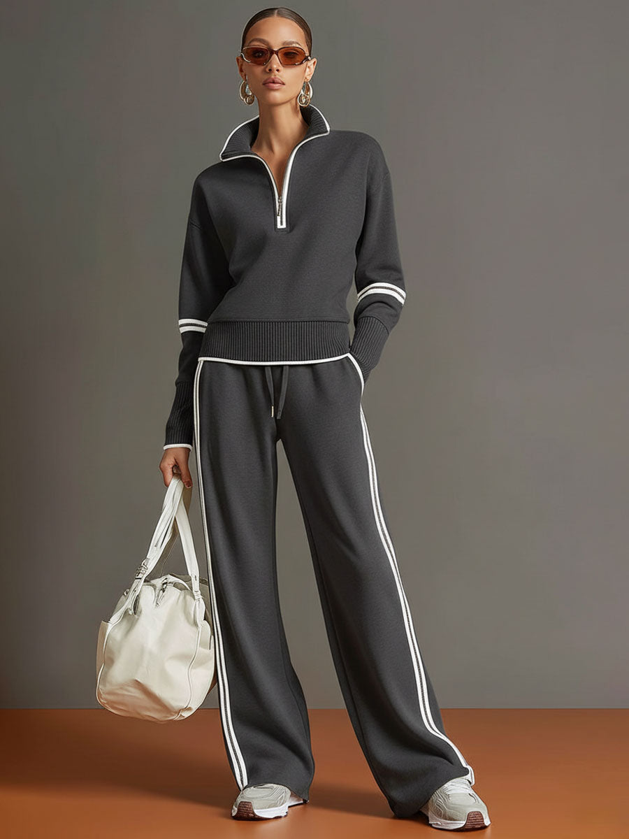 Marietta | Blusa y pantalones de pierna ancha