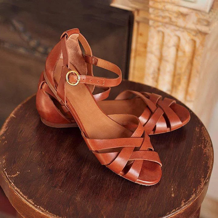 Alma | Sandalias planas con tiras