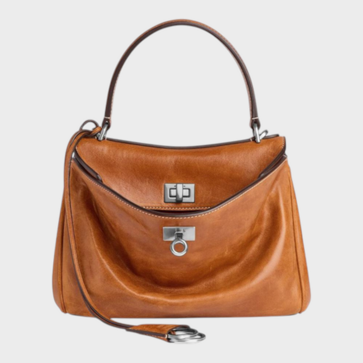 Libby | Sac à main en cuir doux minimaliste et luxueux