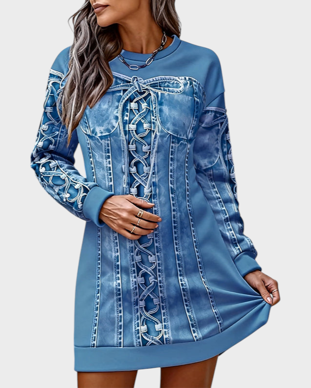 Vicky | Vestido Retro con Mangas Largas