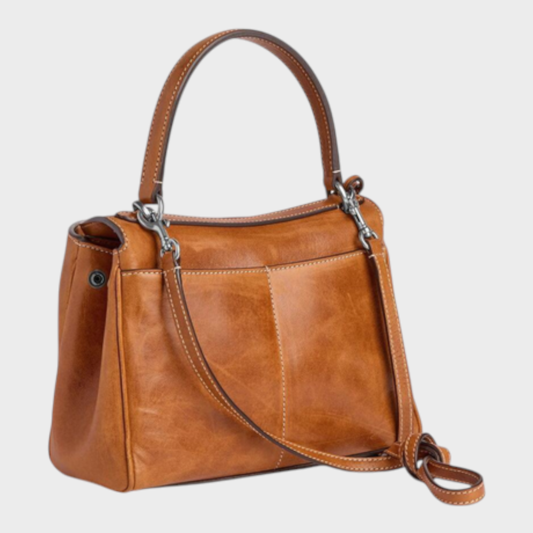 Libby | Sac à main en cuir doux minimaliste et luxueux