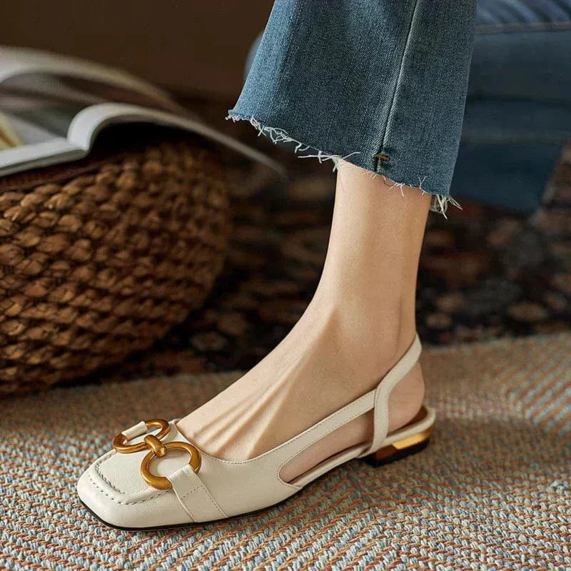Mathilda | Escarpins à Bride Arrière de Luxe