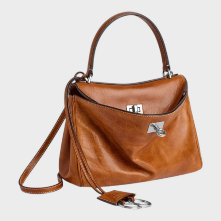 Libby | Sac à main en cuir doux minimaliste et luxueux