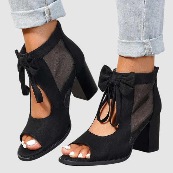 Tacones ortopédicos con adorno de lazo Rebecca™