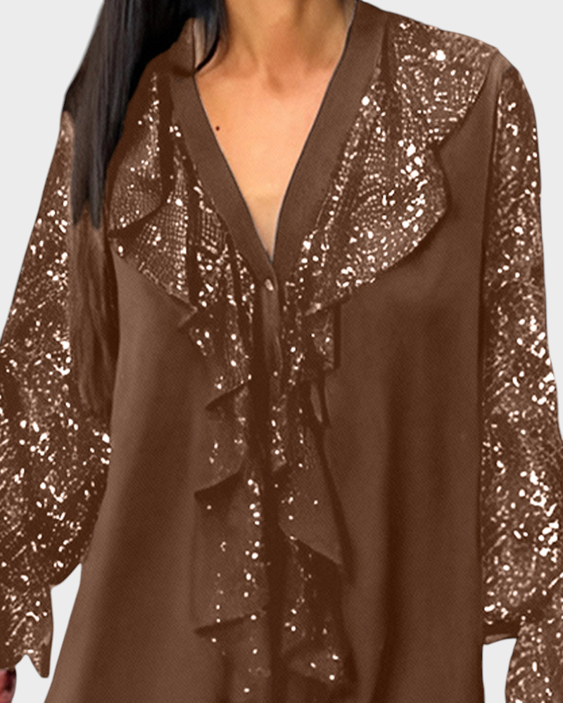 Fatima | Blusen mit einfarbigen Streifen