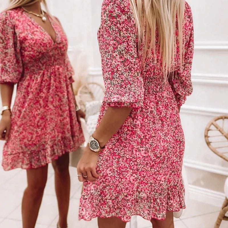 Sammy - Elegant Floral Dress
