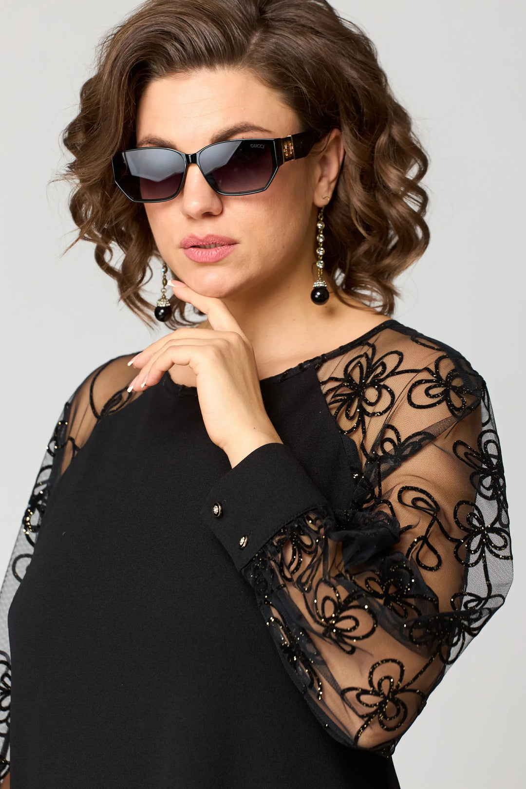 Edris | Elegantní krajkové šaty