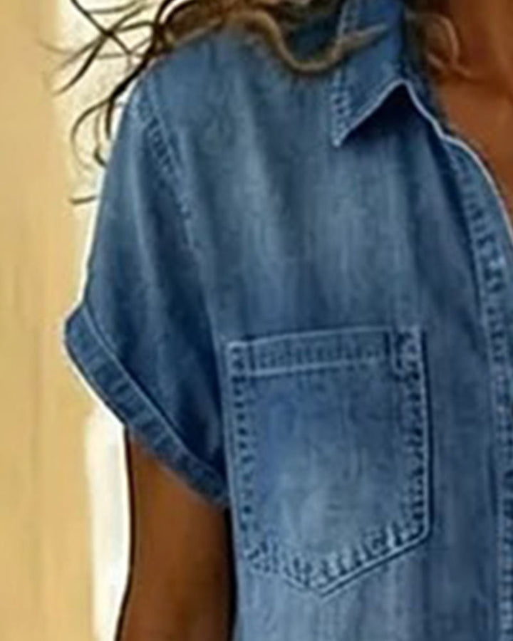 Short Sleeve Romper for Women | Casual Elegant Playsuit Dress