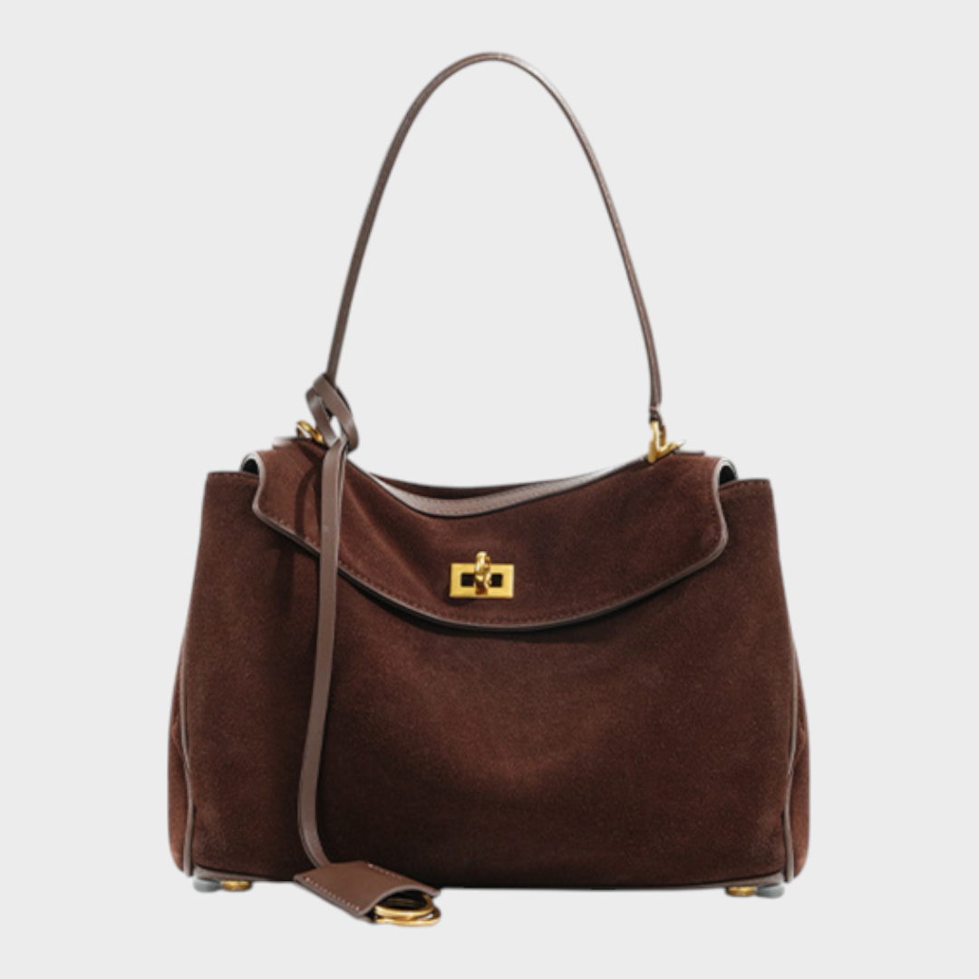 Libby | Sac à main en cuir doux minimaliste et luxueux