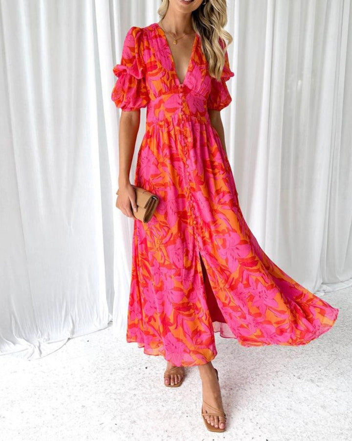 Skylar – Vestido Fluido Estampado