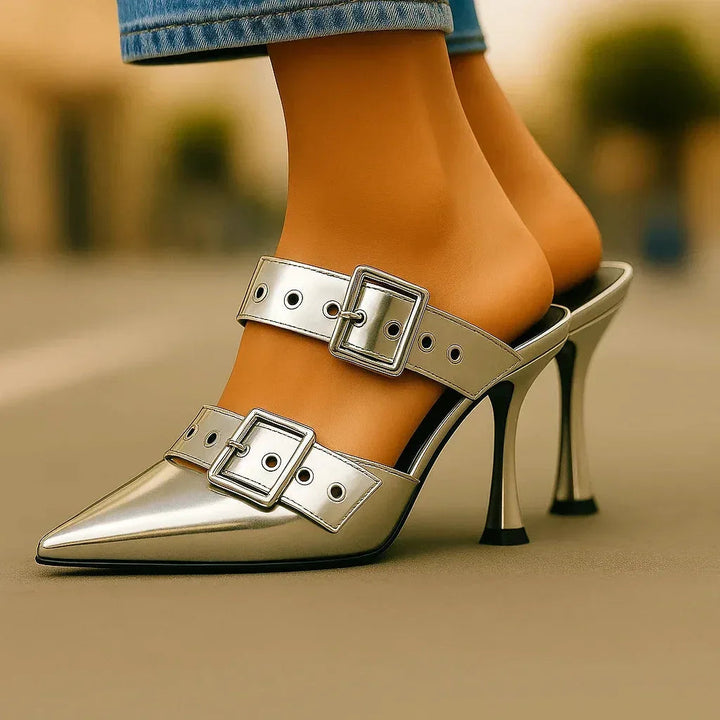 RAVYN RAE BUCKLE HEELS