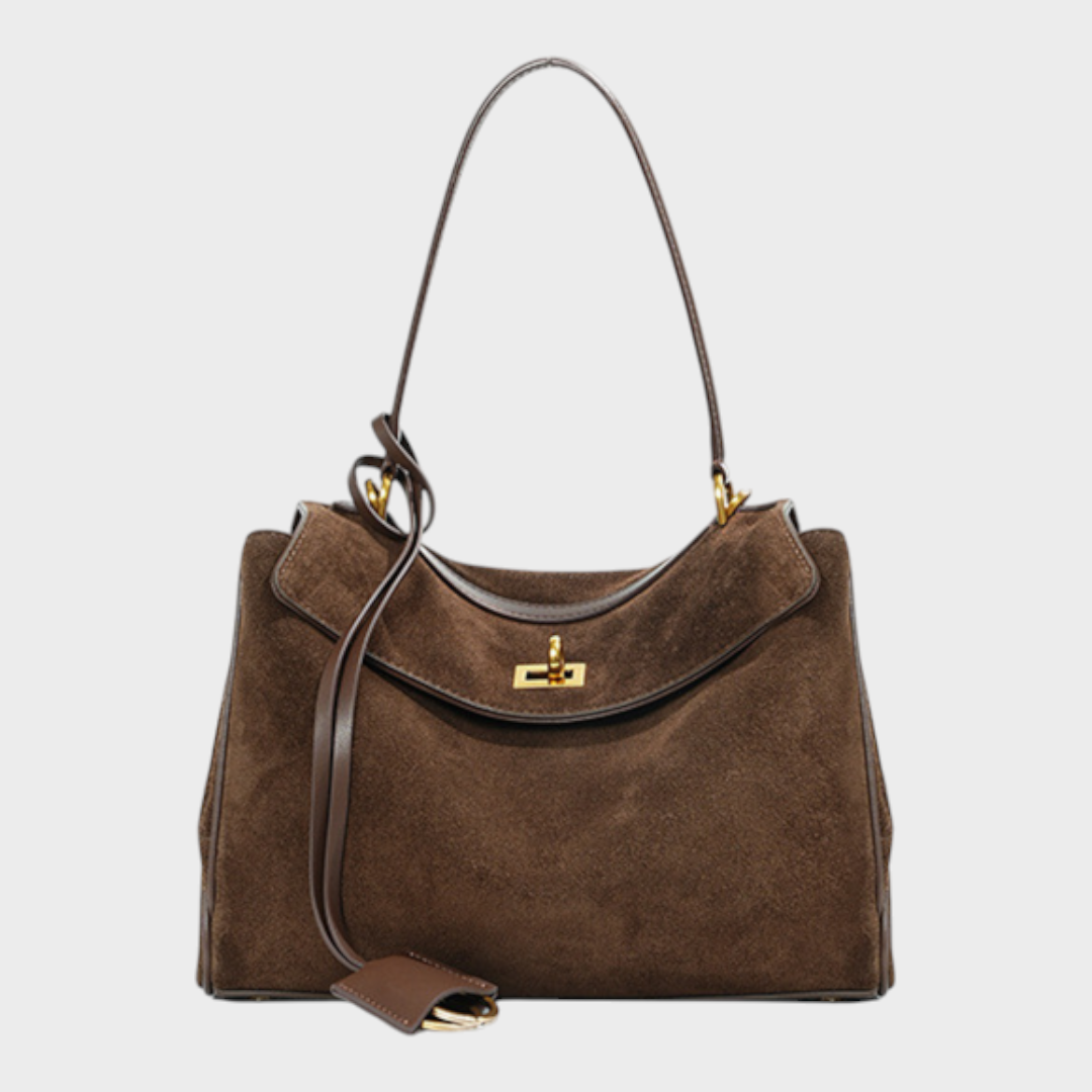 Libby | Sac à main en cuir doux minimaliste et luxueux