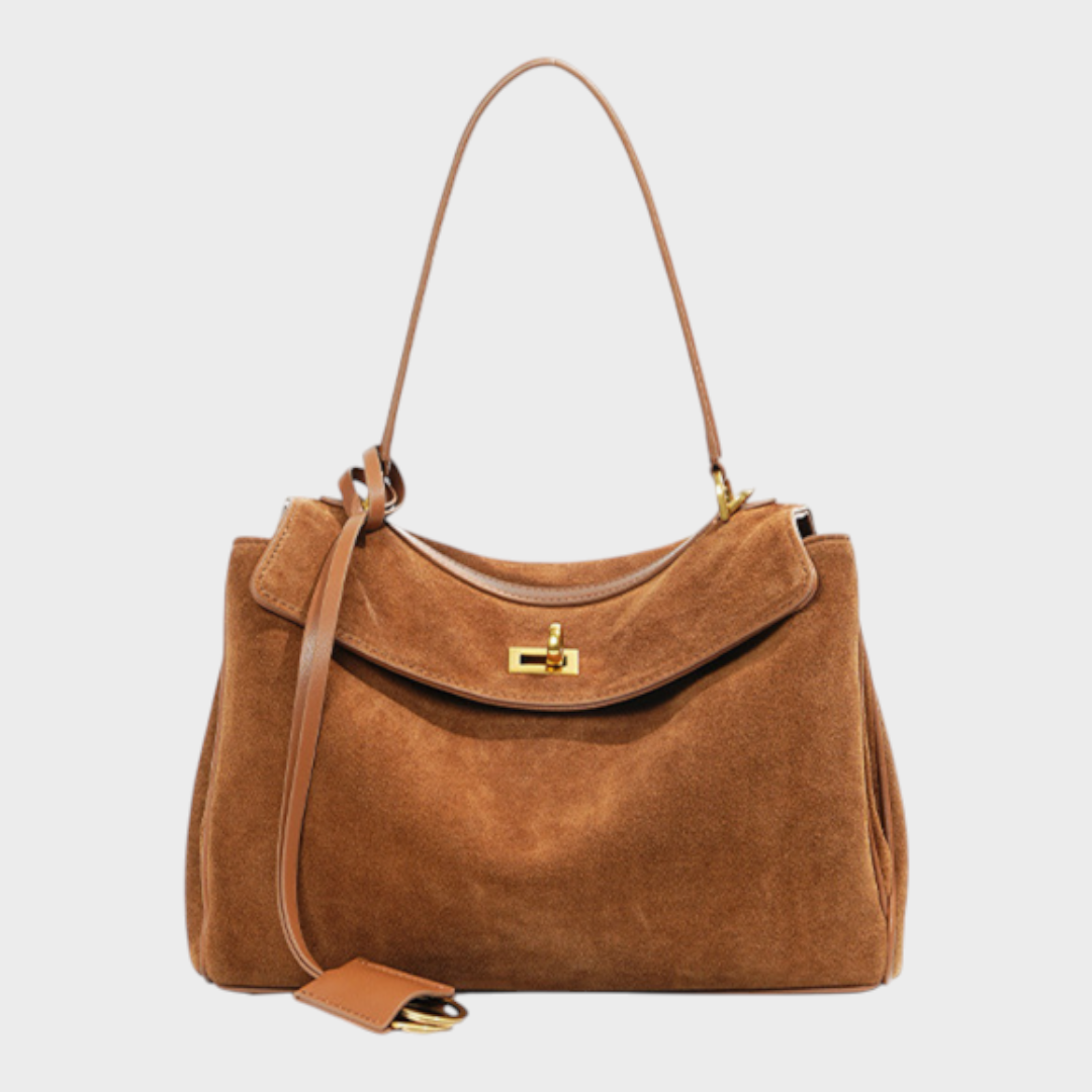Libby | Sac à main en cuir doux minimaliste et luxueux