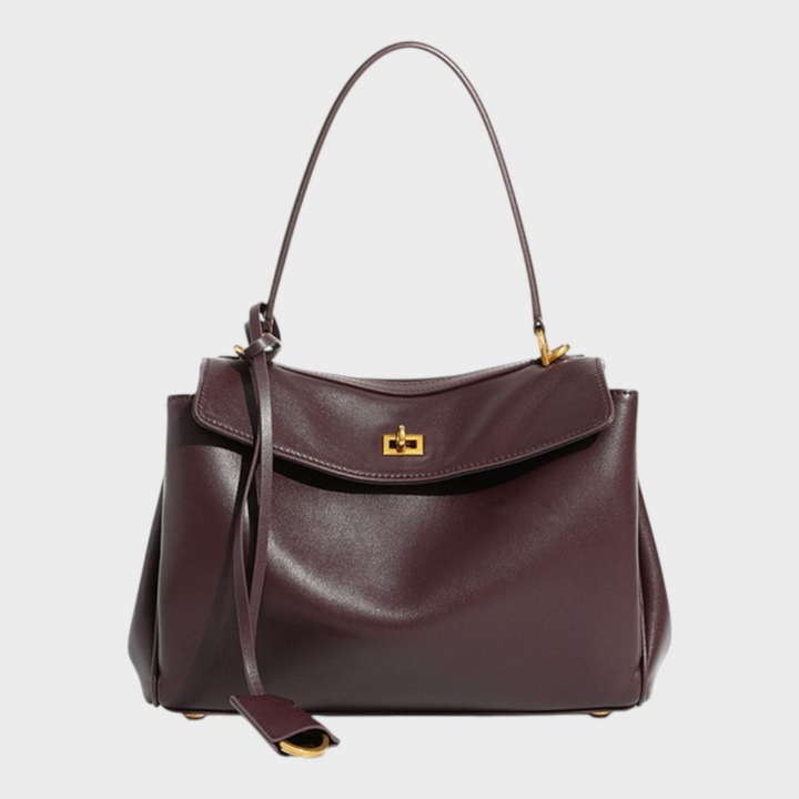 Libby | Sac à main en cuir doux minimaliste et luxueux