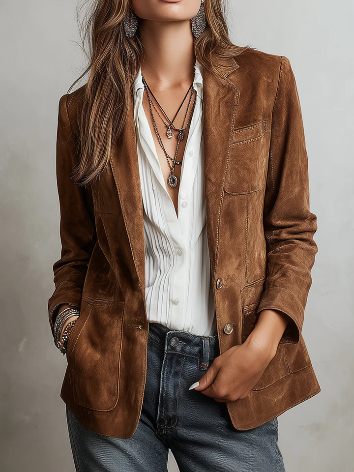 Verona | Vintage Wildlederjacke
