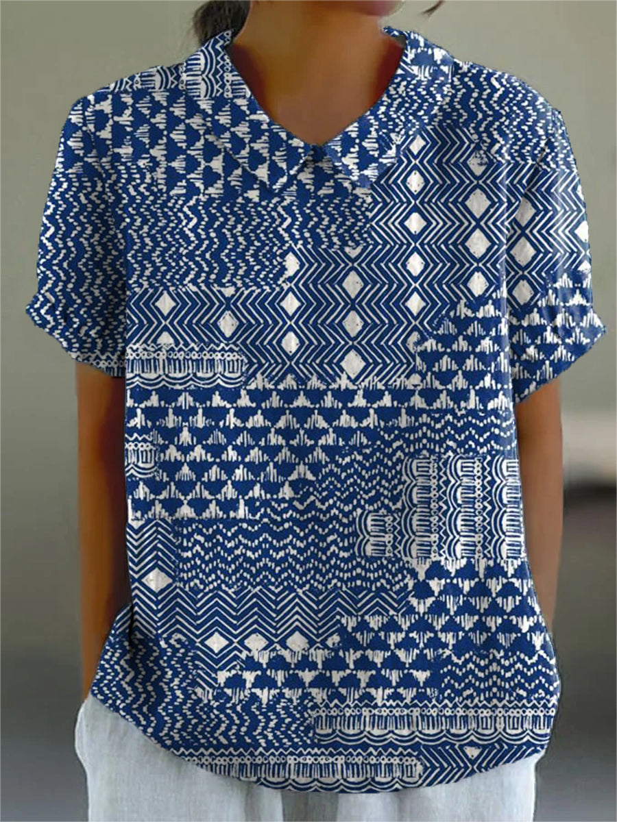 Zara • Tribal Print Shirt