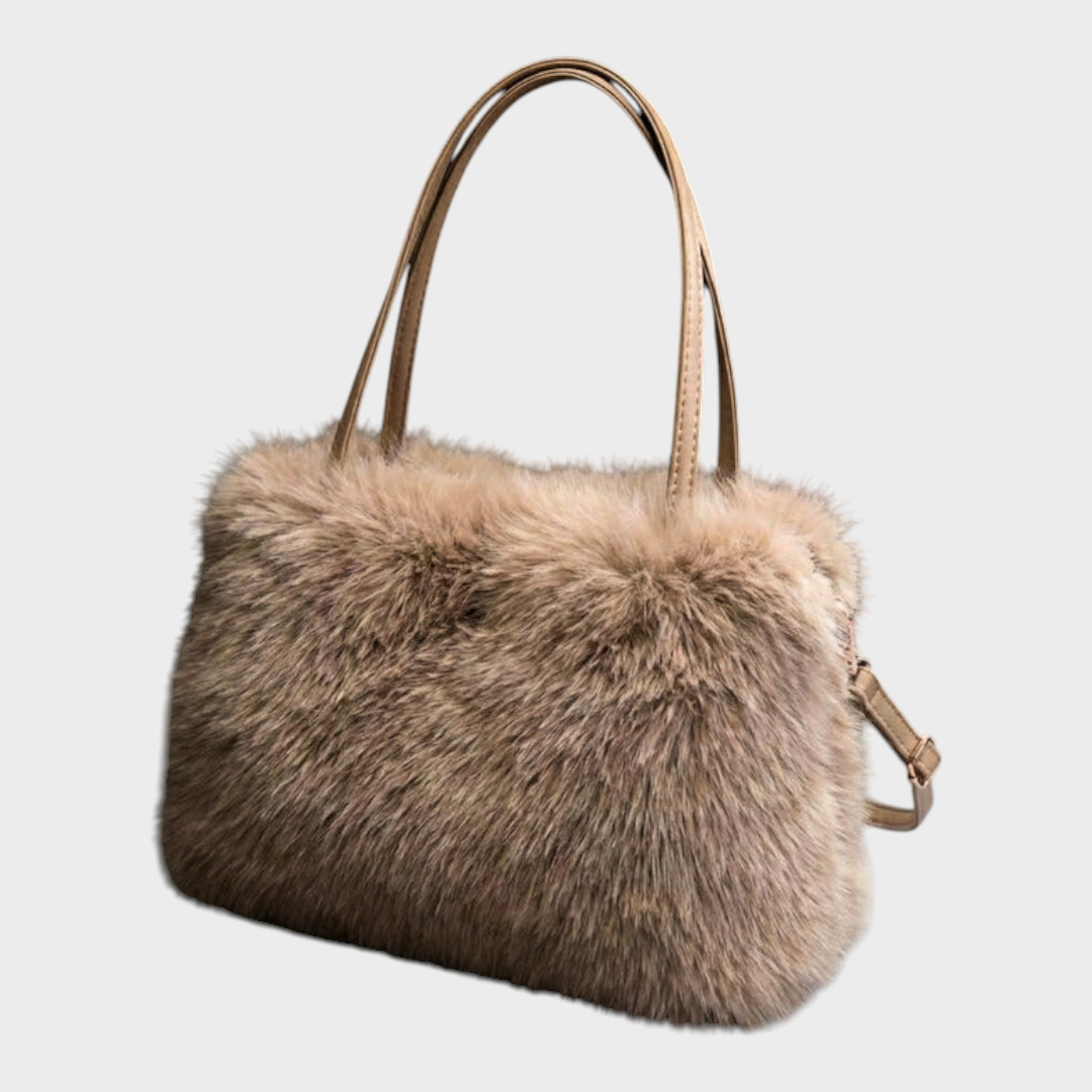 Cecelia | Sac à main Aurore de Sibérie en fourrure