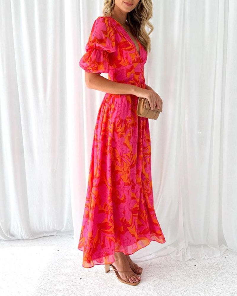 Skylar – Vestido Fluido Estampado