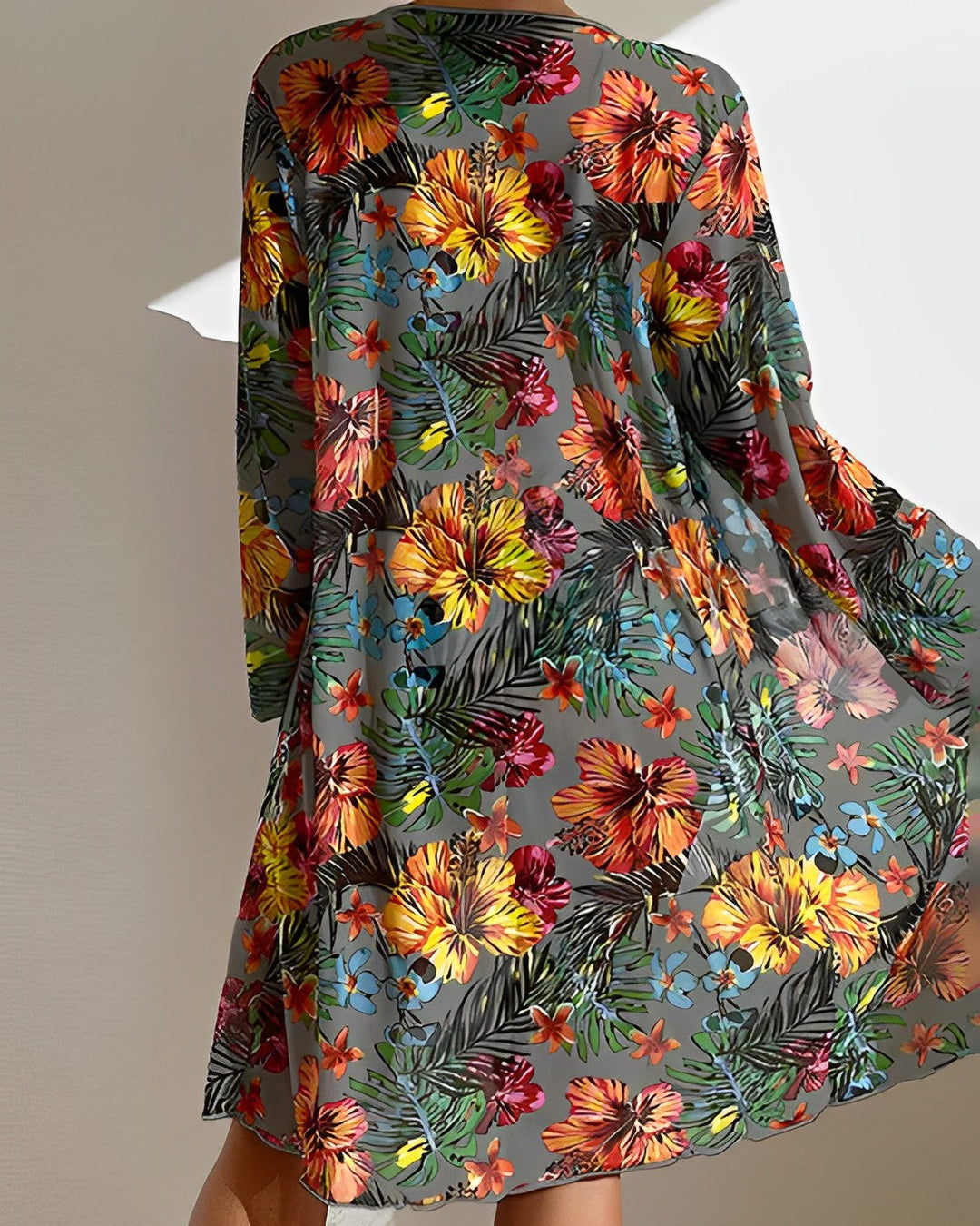Juanita™ | Conjunto de bikini con estampado tropical y pareo
