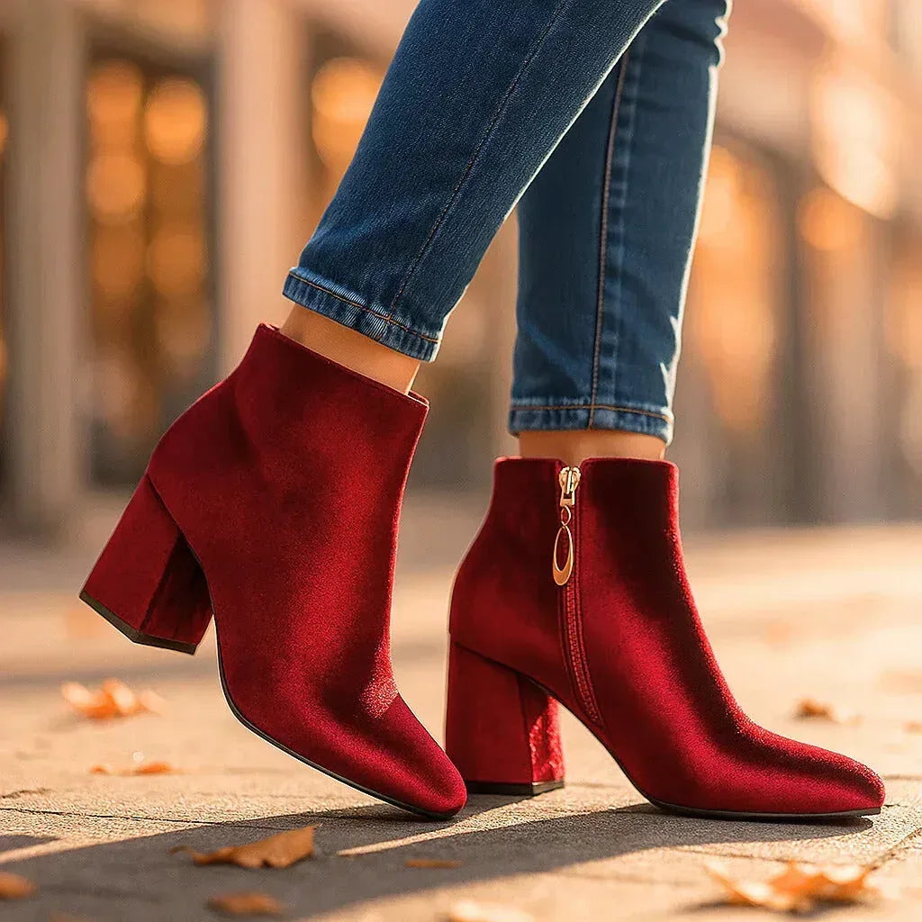 VALENTINA VELVET BOOTS