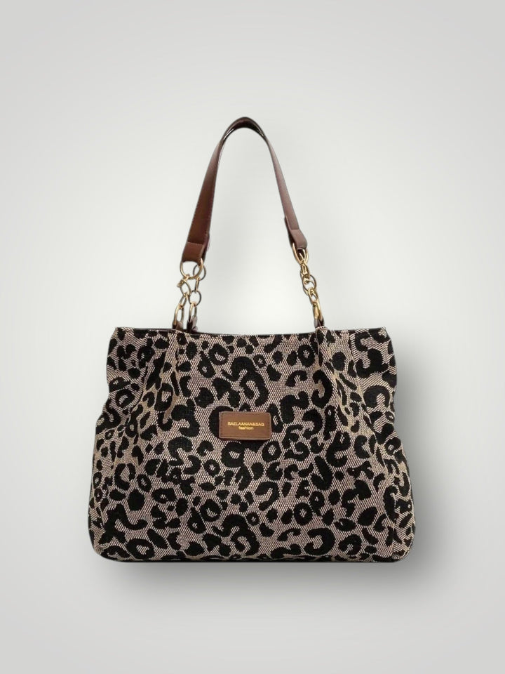 Leonara | Sac fourre-tout imprimé léopard