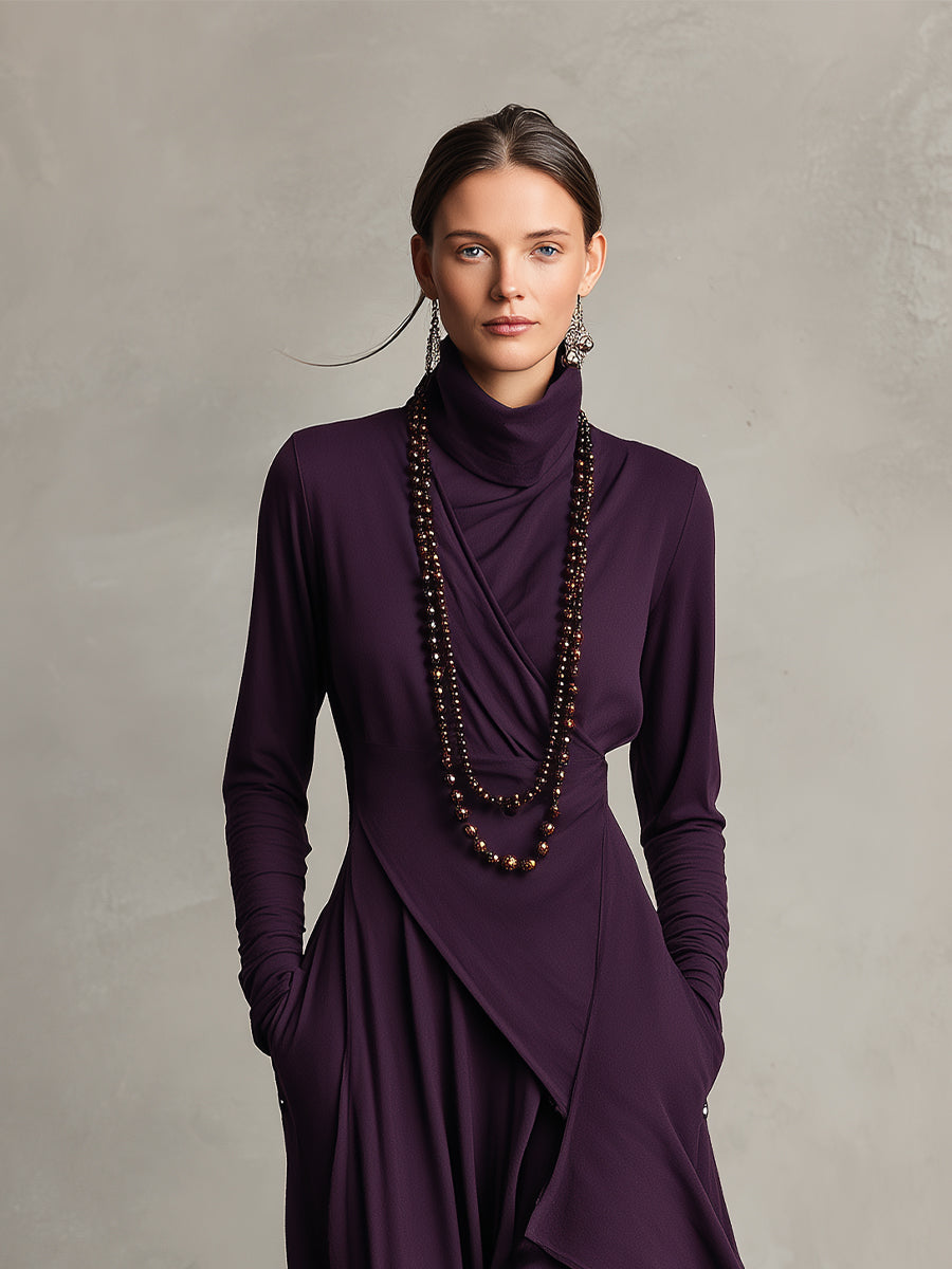 Lunori™ | Vestido Maxi de Punto Natalia