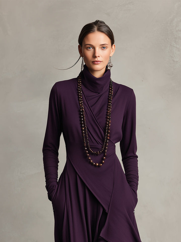 Lunori™ | Vestido Maxi de Punto Natalia