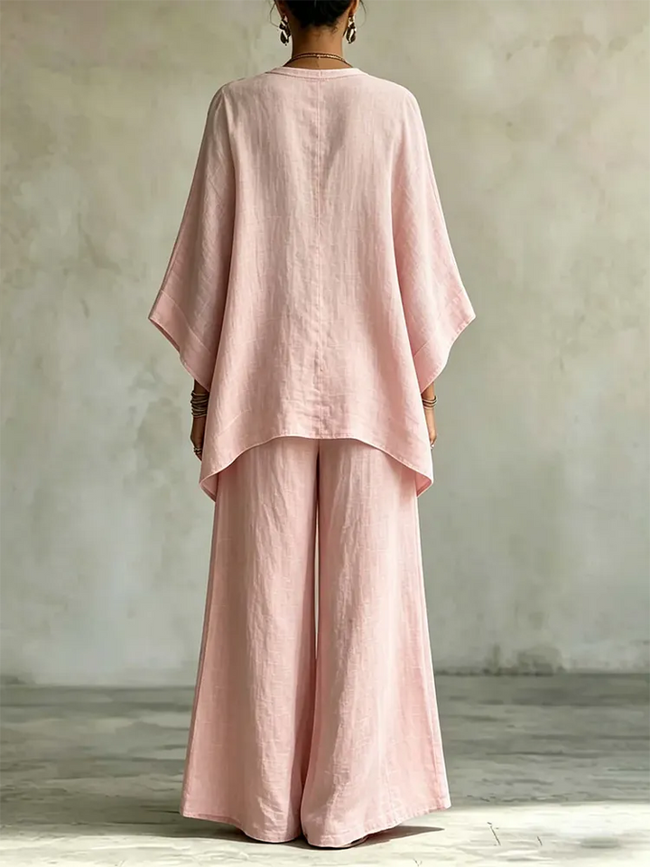 Florence™ | Completo Top e Pantaloni a Fiori Retrò