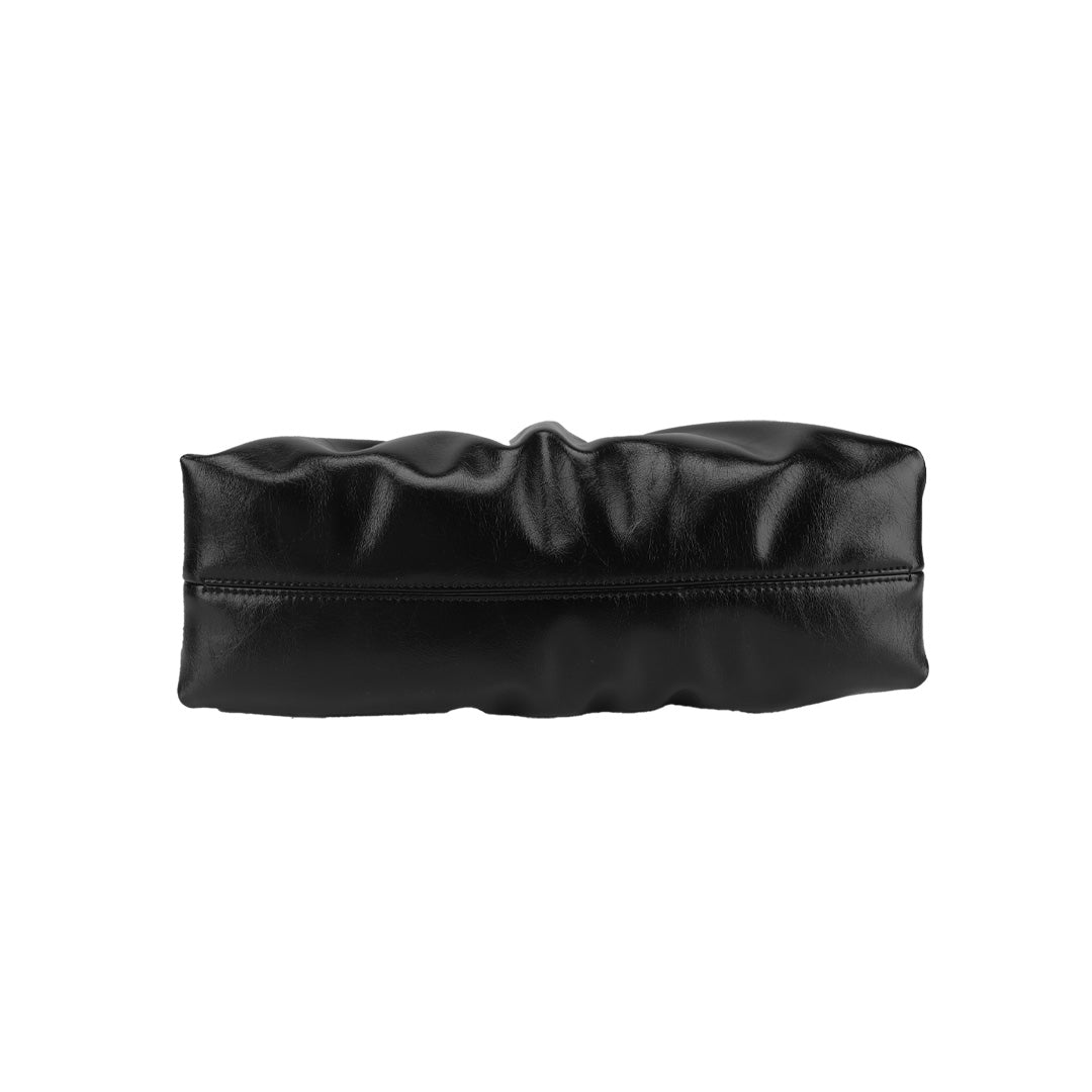 Demi | Sac hobo en forme de croissant (noir)