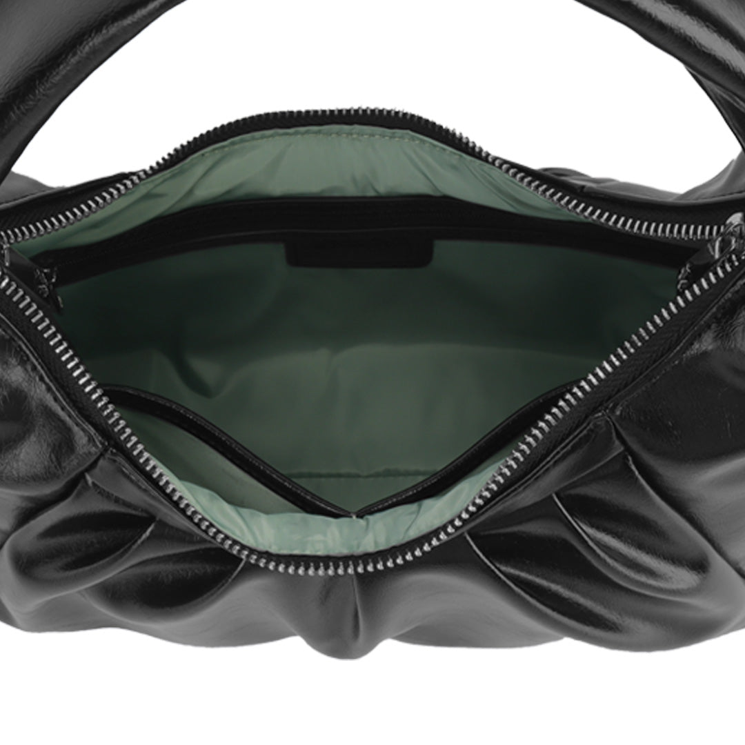 Demi | Sac hobo en forme de croissant (noir)
