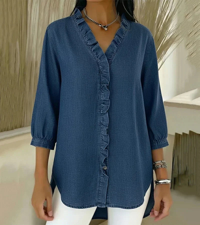 Blusa de mezclilla elegante Abigail™