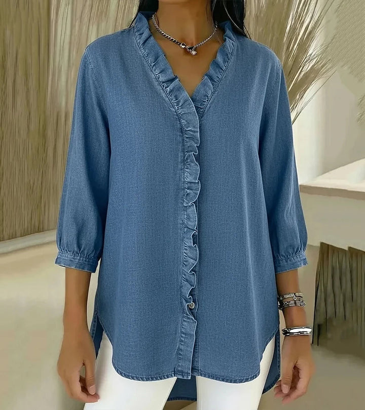 Blusa de mezclilla elegante Abigail™