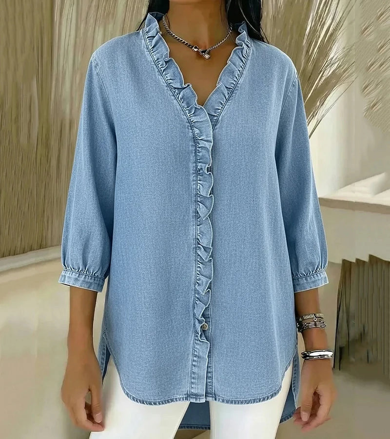 Blusa de mezclilla elegante Abigail™