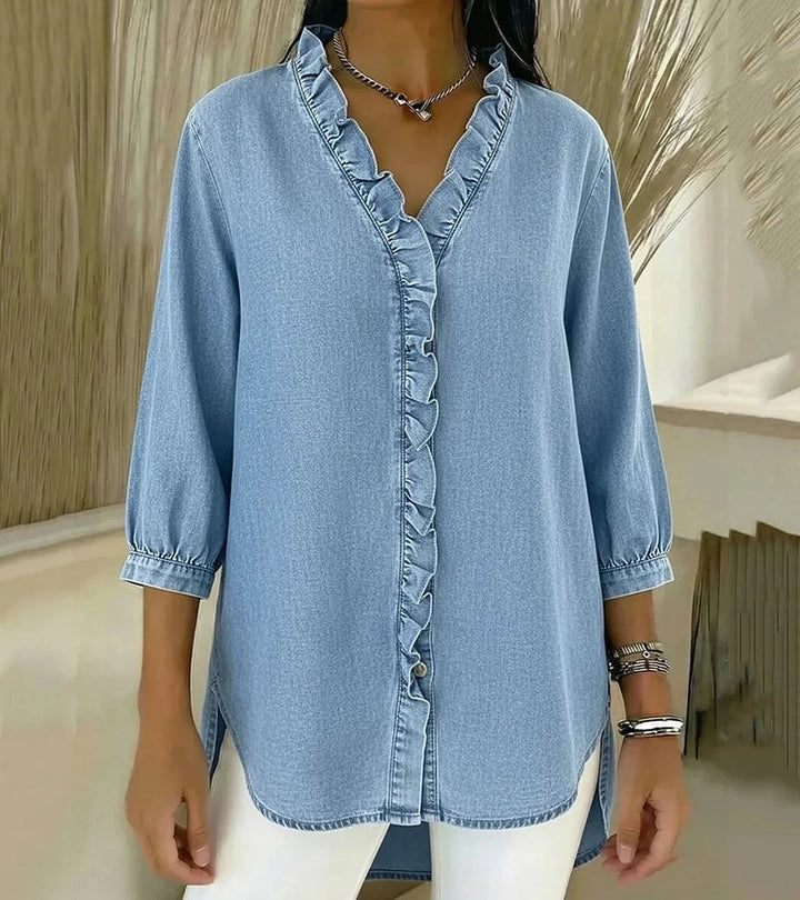 Blusa de mezclilla elegante Abigail™