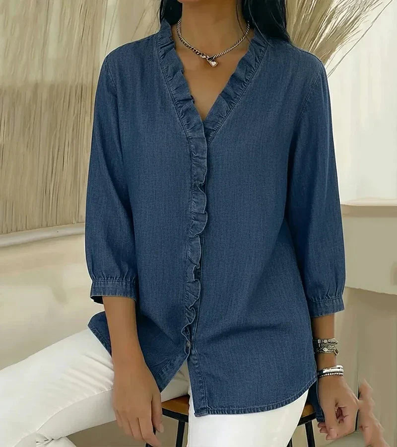 Blusa de mezclilla elegante Abigail™