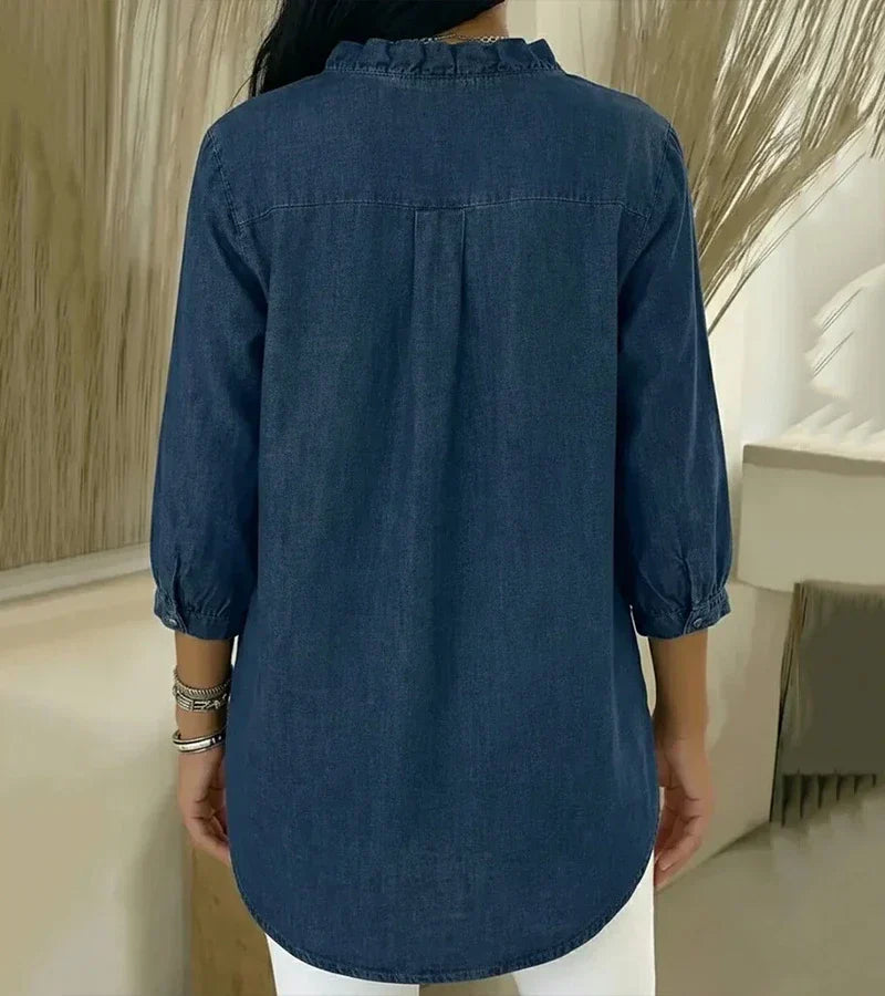 Blusa de mezclilla elegante Abigail™