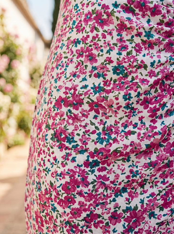 Yvonne | Blumiges Midikleid